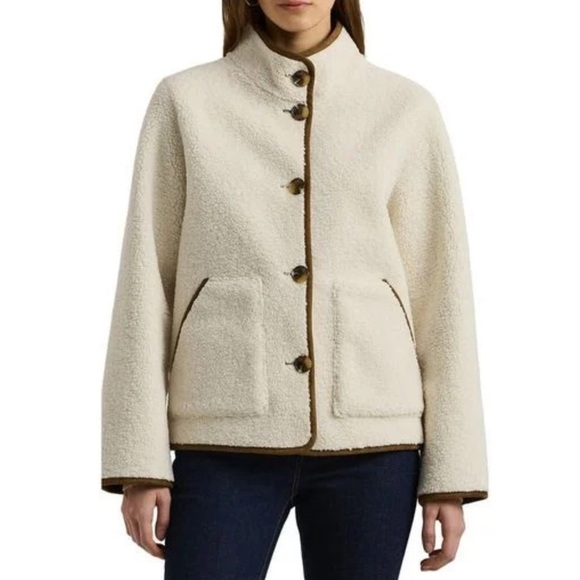 Ralph Lauren Sherpa jacket size M, new with tags! - Picture 3 of 16